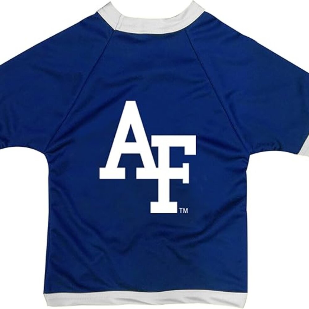 All Star Dogs NCAA Airforce  State Blue Raiders Athletic Mesh Dog Jersey Large